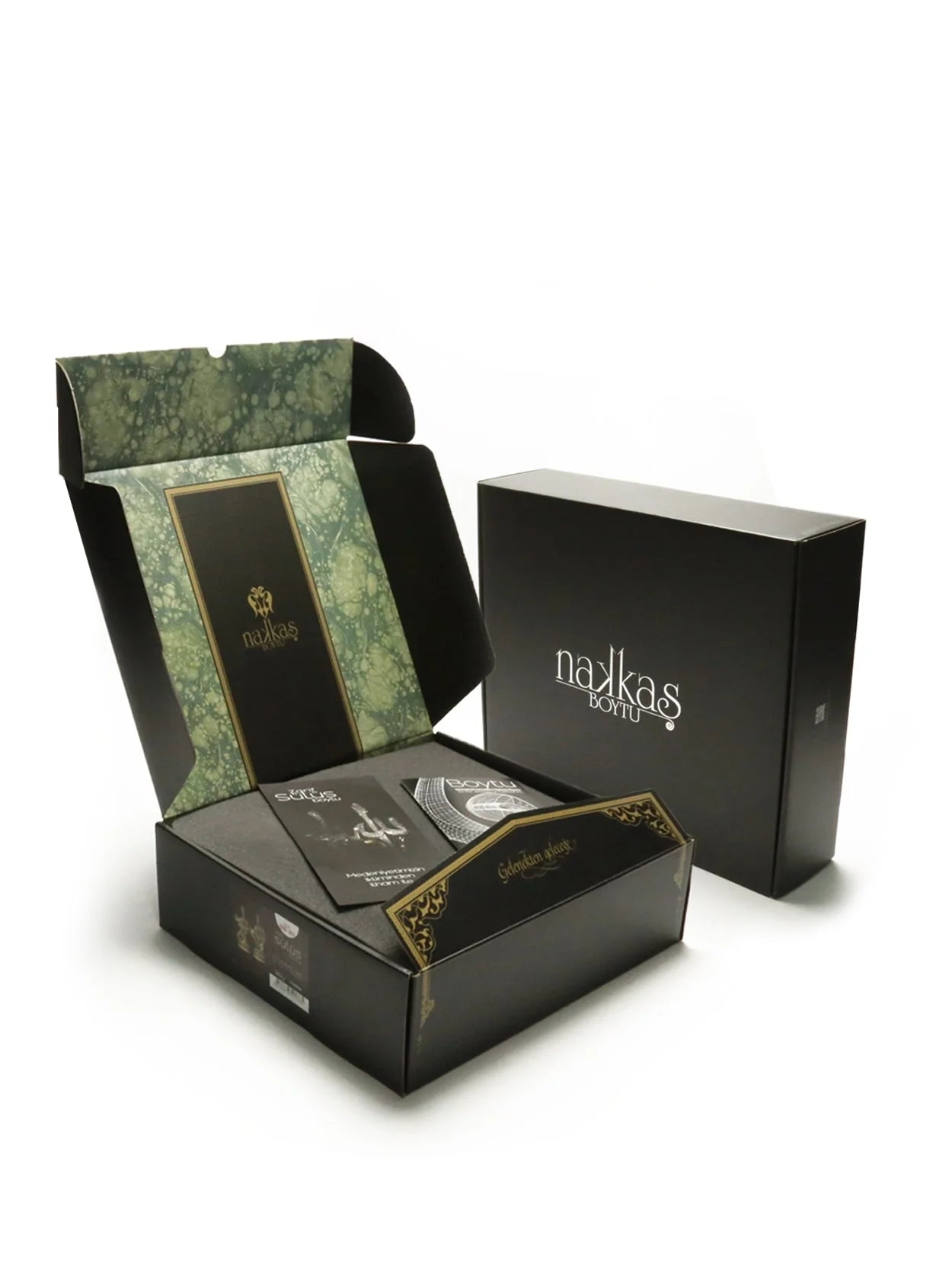 Islamic Decor Set with Elegant Tulip and Rose Featuring Allah and Muhammad