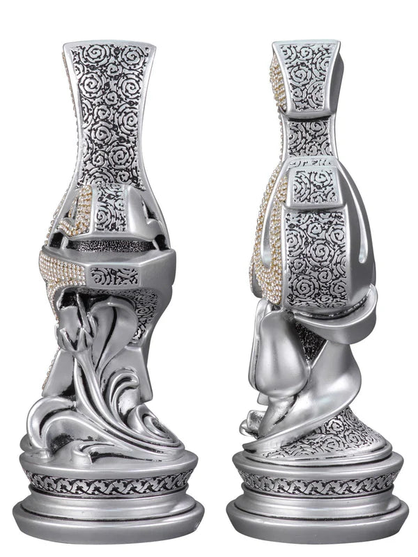 Islamic Decor Set with Elegant Tulip and Rose Featuring Allah and Muhammad